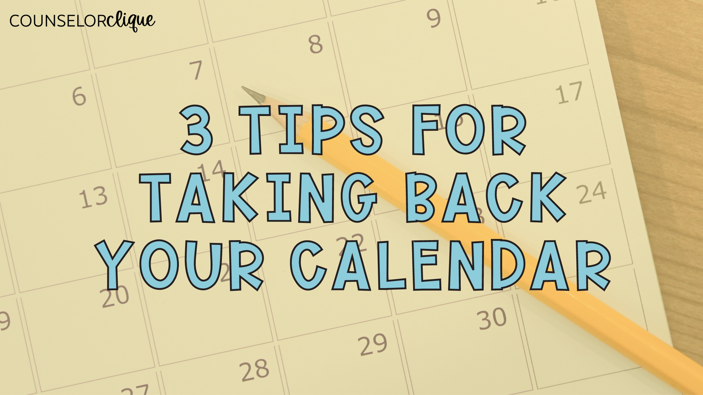 Take Back Calendar