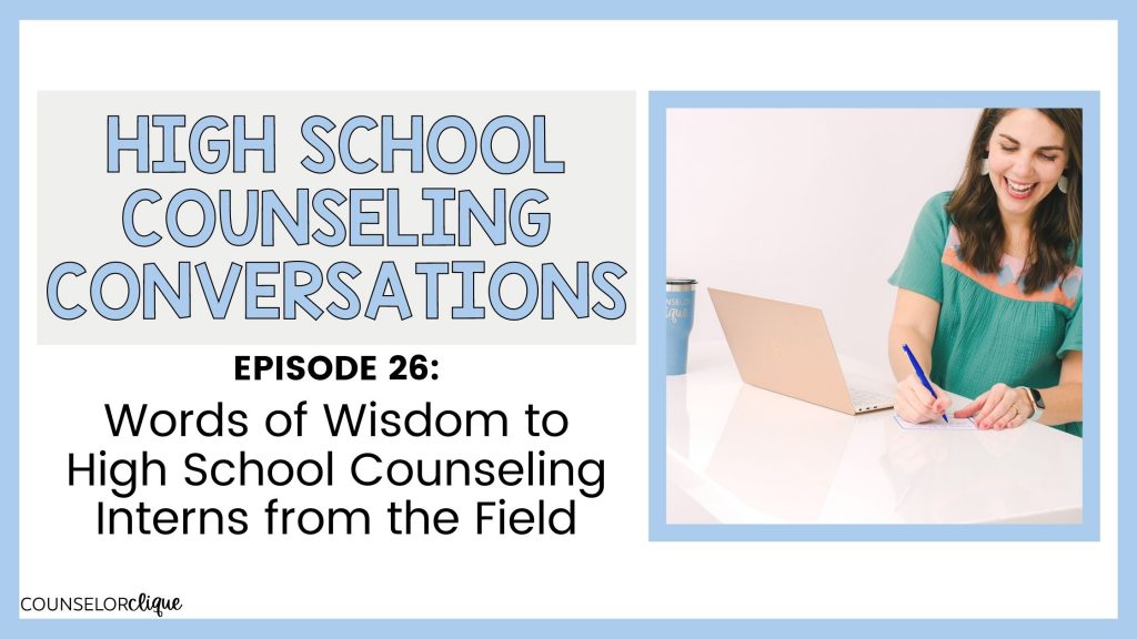 high school counseling interns
