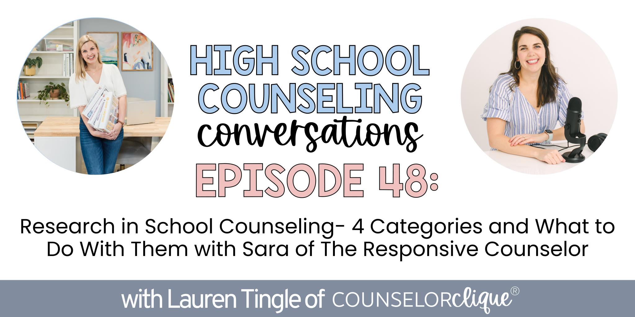 Research in School Counseling - 4 Categories (episode 48)