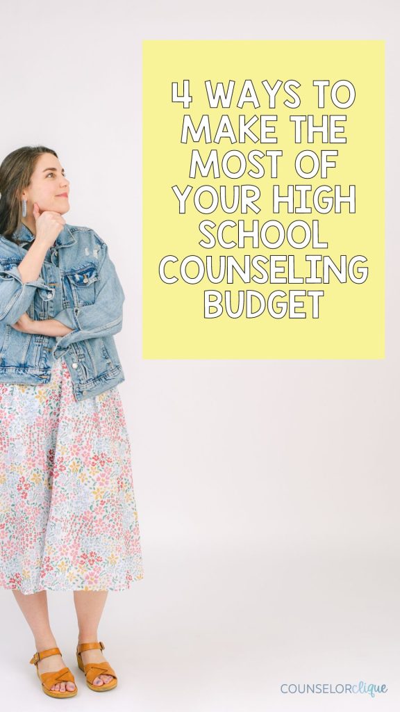 high school counseling budget